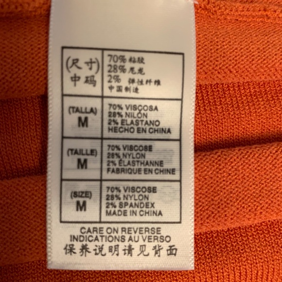 LEON MAX LIMITED EDITION ORANGE COCKTAIL FRINGE DRESS - SIZE M/S - Picture 12 of 14